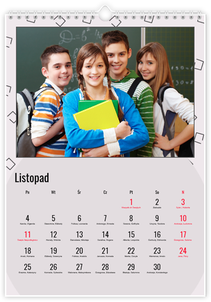 Fotokalendarz Wzorki