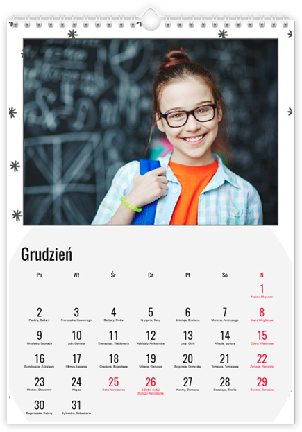 Fotokalendarz Wzorki