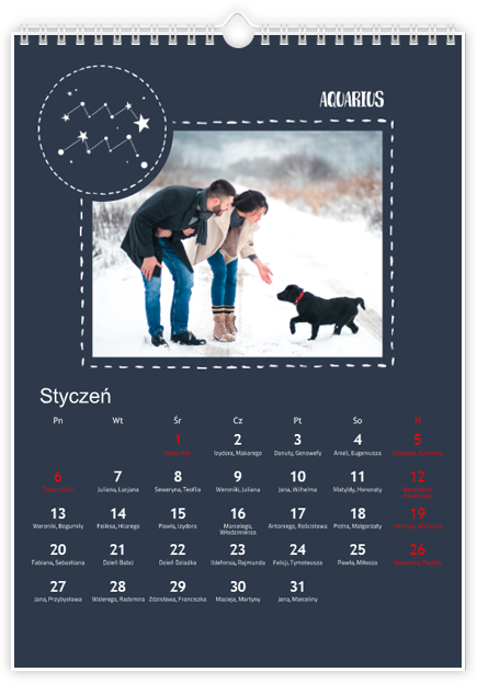Fotokalendarz Znaki zodiaku