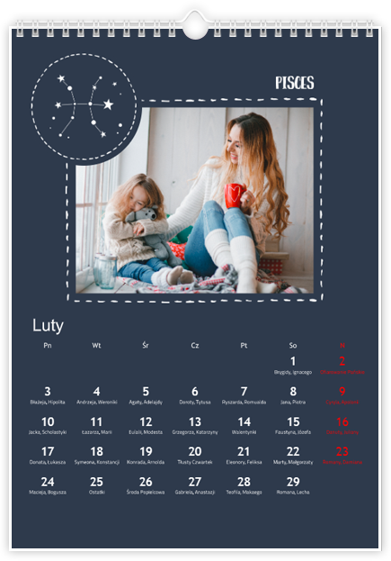 Fotokalendarz Znaki zodiaku
