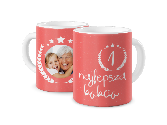 Fotokubek Babcia Number One