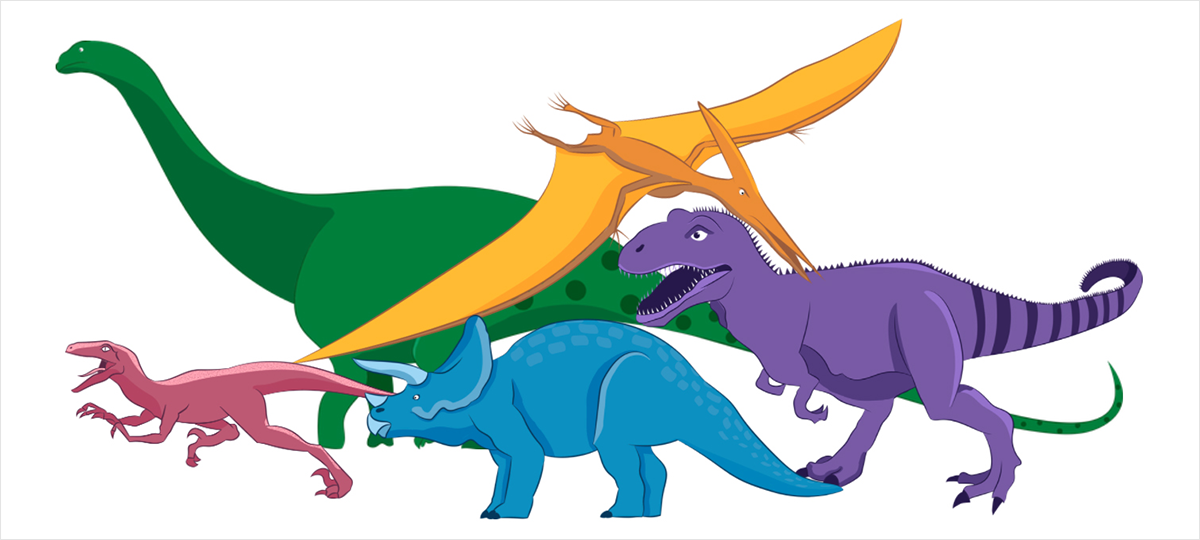 Fotokubek Dinozaury