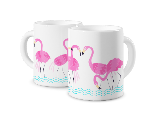 Fotokubek Parada flamingów