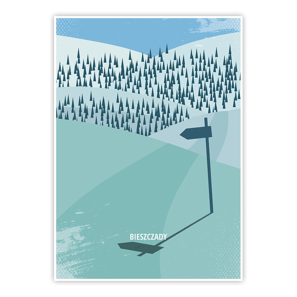 plakat bieszczady