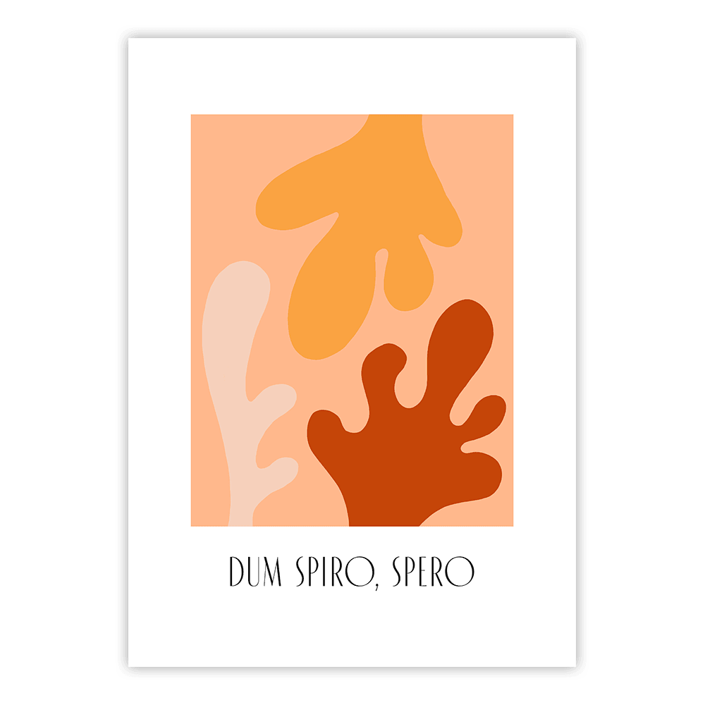 plakat dum spiro, spero