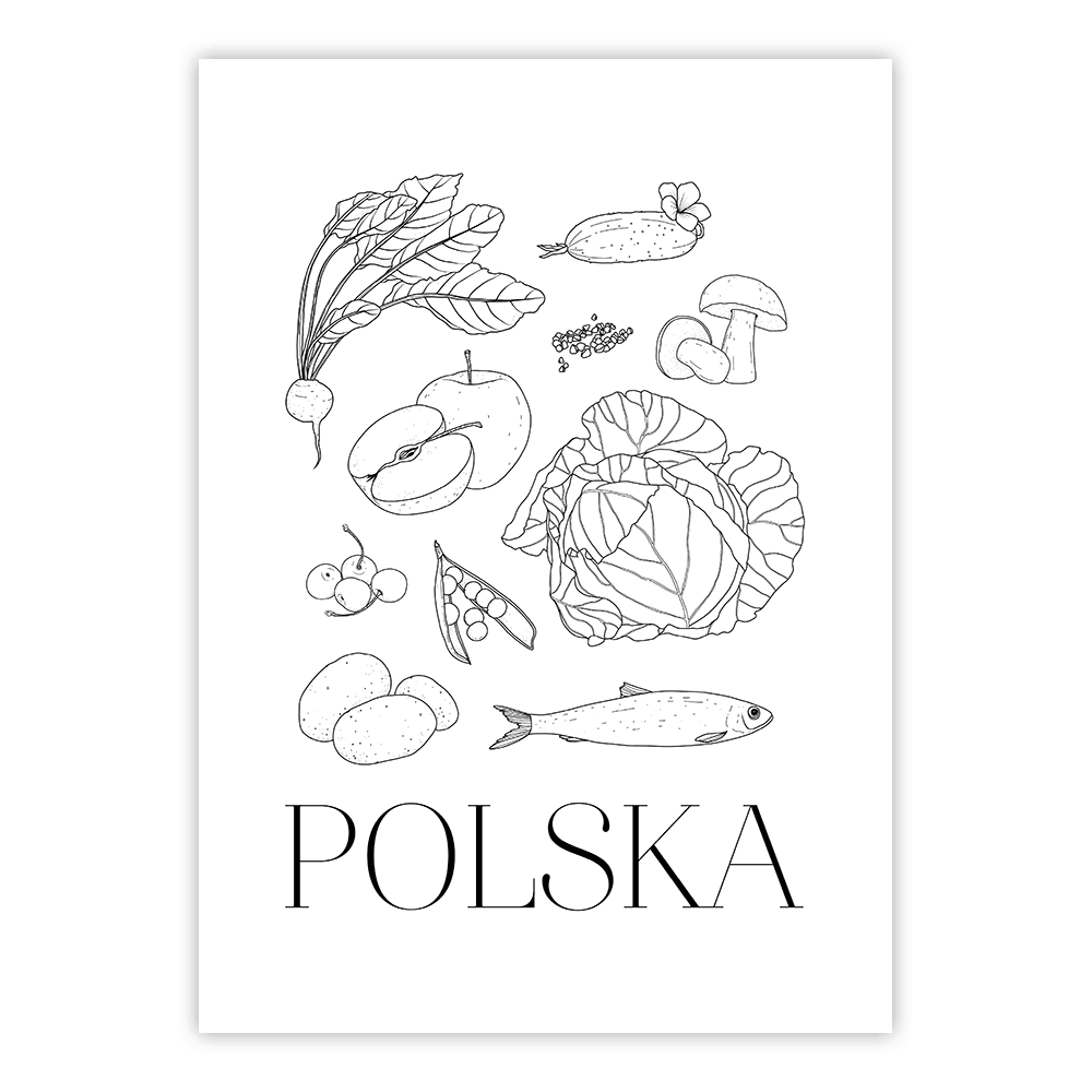Plakat Kuchnie świata- Polska 
