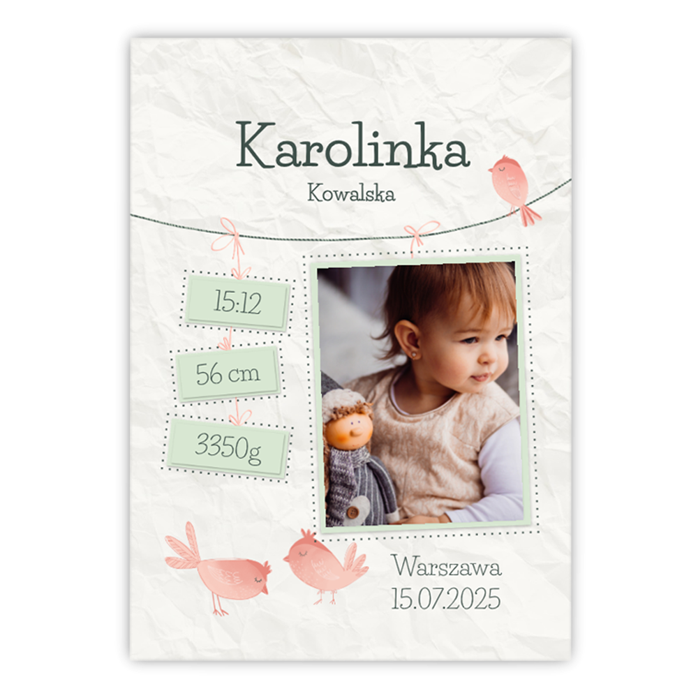 Fotoplakat Nasza ptaszynka