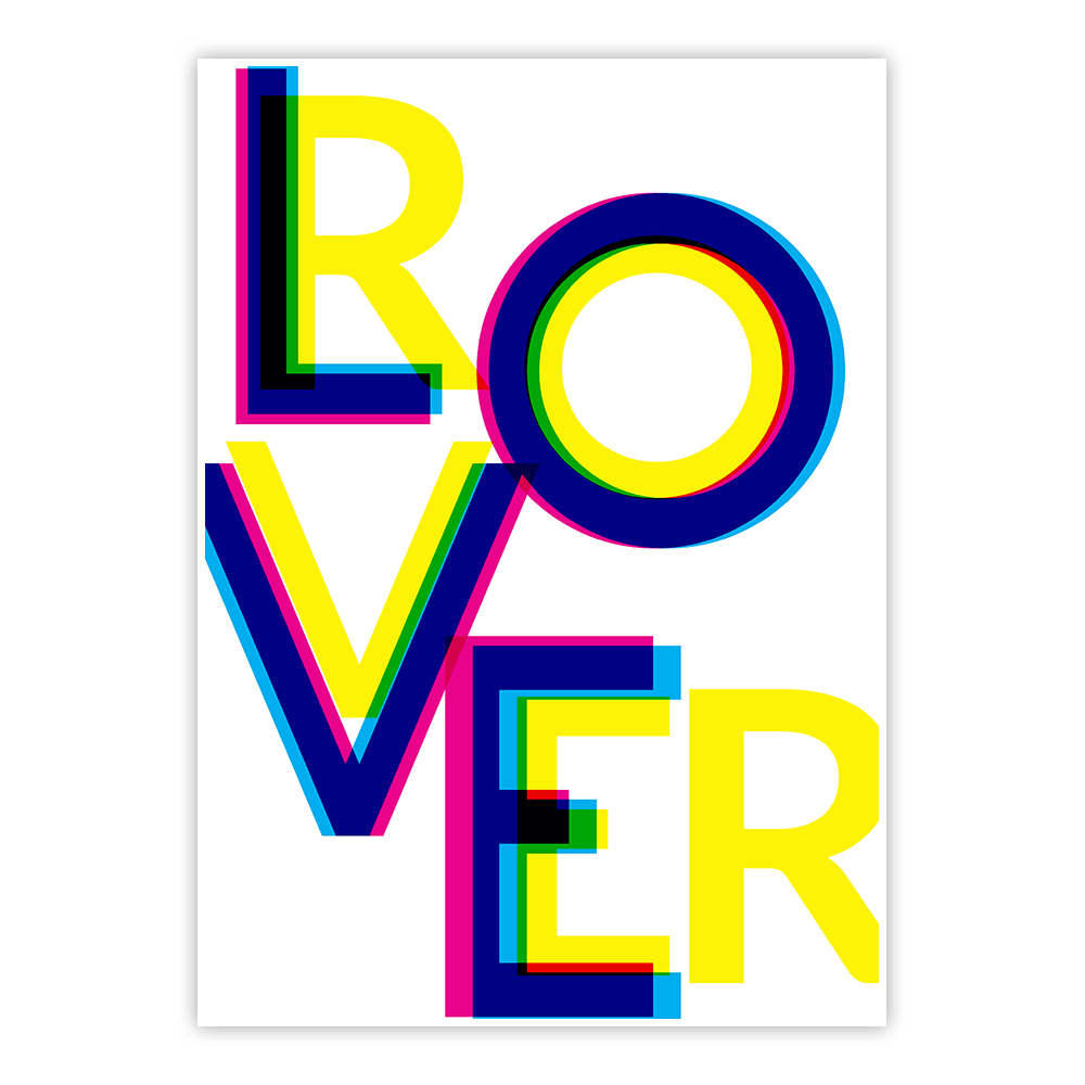 Plakat Neon LOVER