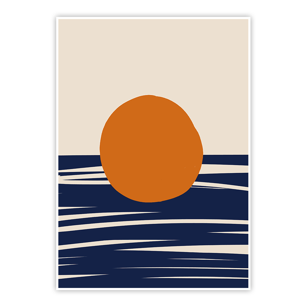 Plakat Słoneczny ocean