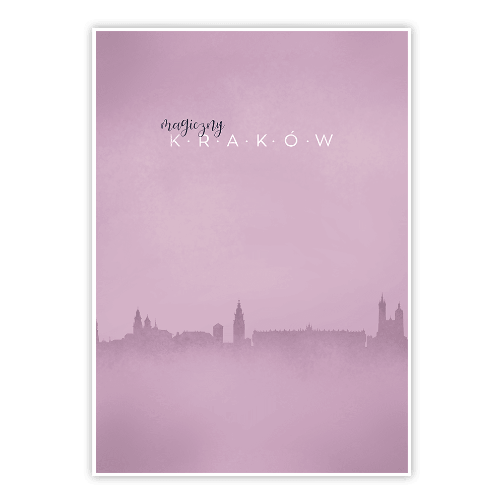 Plakat Za mgłą -Kraków 
