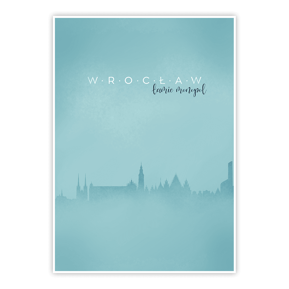 plakat za mgłą - Wrocław