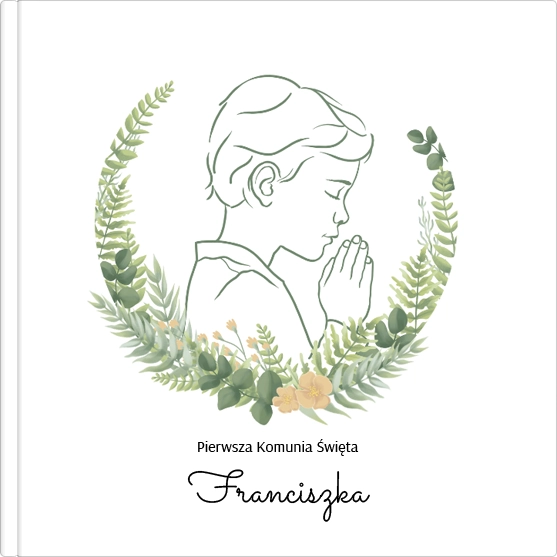 Komunia Święta chłopca