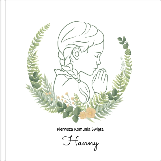 Komunia Święta dziewczynki