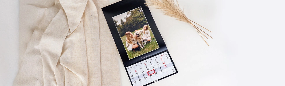 Kalendarz jednodzielny ze zdjęciem