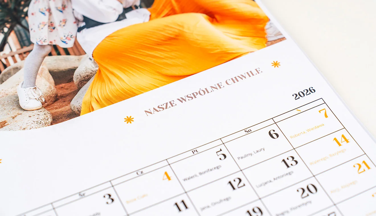 Fotokalendarz: pełna personalizacja