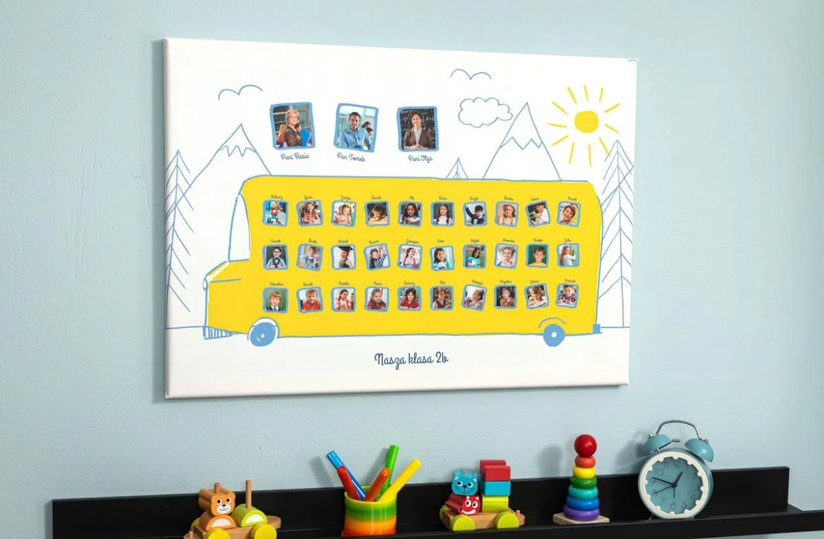 Tablo szkolne. Pamiątka klasowa do szkoły i do domu