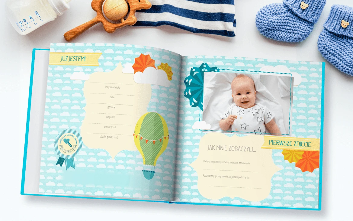 Fotoksiążka na roczek. Piękna pamiątka dla Ciebie i dziecka