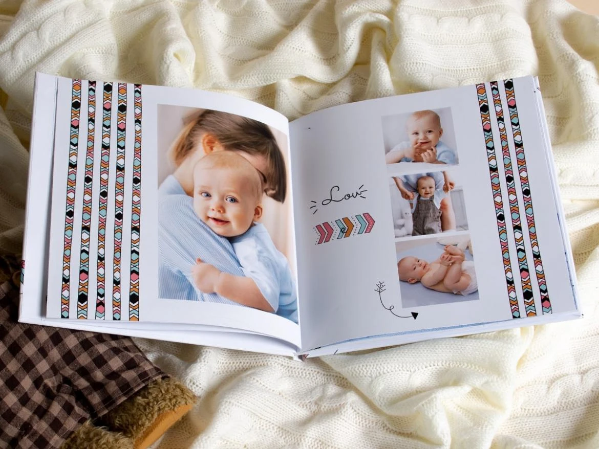 Fotoksiążka na pierwszy roczek dziecka. Zobacz realizacje