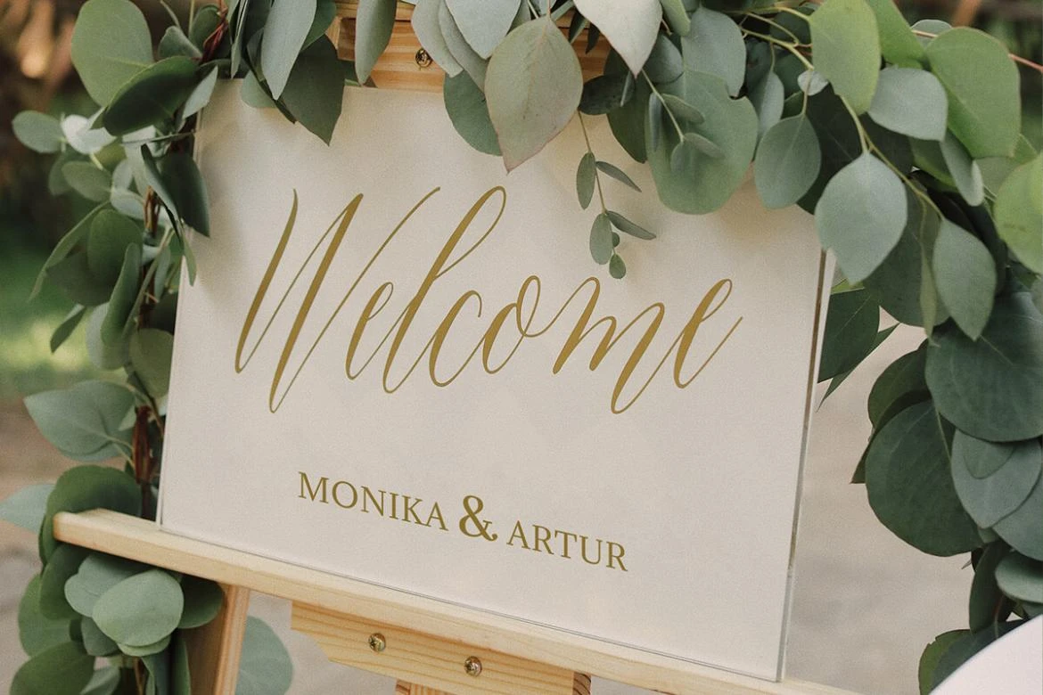 Plakaty na ślub - 5 pomysłów