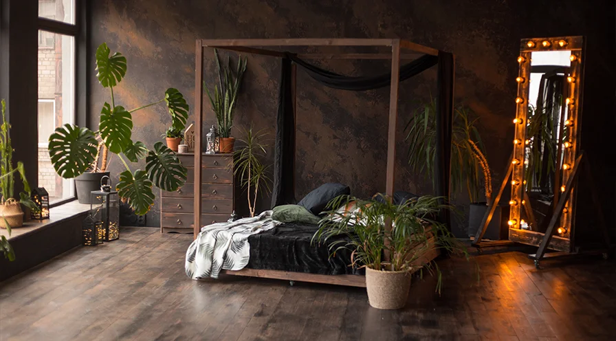 Młodzieżowy pokój w stylu loft