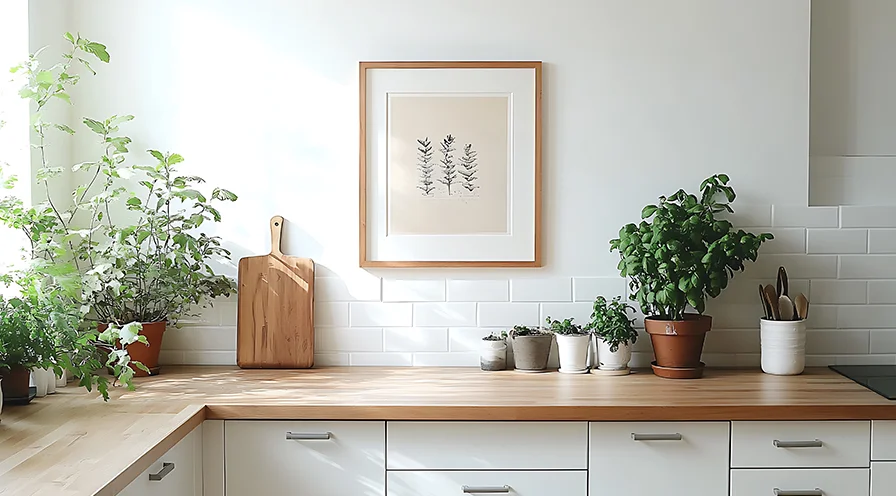 Nowoczesne obrazy do kuchni – postaw na wzory roślinne!