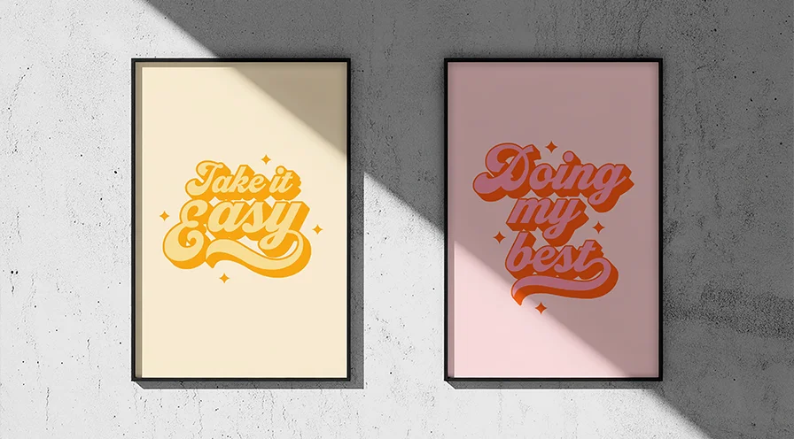Plakaty z napisami – hit w dekorowaniu ścian